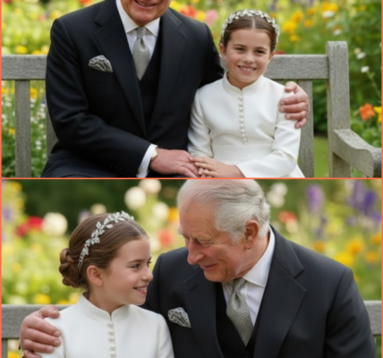 In the quiet garden of Windsor Castle, Princess Charlotte, just nine years old, gave her grandfather King Charles III a moment no one expected. As he rested during cancer treatment, Charlotte appeared with a ukulele and began softly singing “Somewhere Over the Rainbow.” No rehearsals, no cameras—just love. Her voice trembled, but the words carried straight to the King’s heart. When she finished, she handed him a note: “For my brave hero. Your strength lights our skies. Love, Charlotte.” King Charles held it to his chest and whispered, “That’s my brave girl.” Palace aides later described it as “the most human moment Windsor has seen in years.” It wasn’t a performance—it was love in its purest form. Have a great time, everyone!