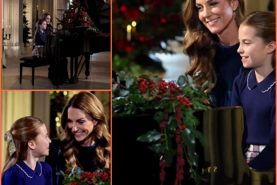 A Christmas Moment to Remember: Kate Middleton Guides Charlotte at the Piano — and the Princess Looks More Like Mom Than Ever