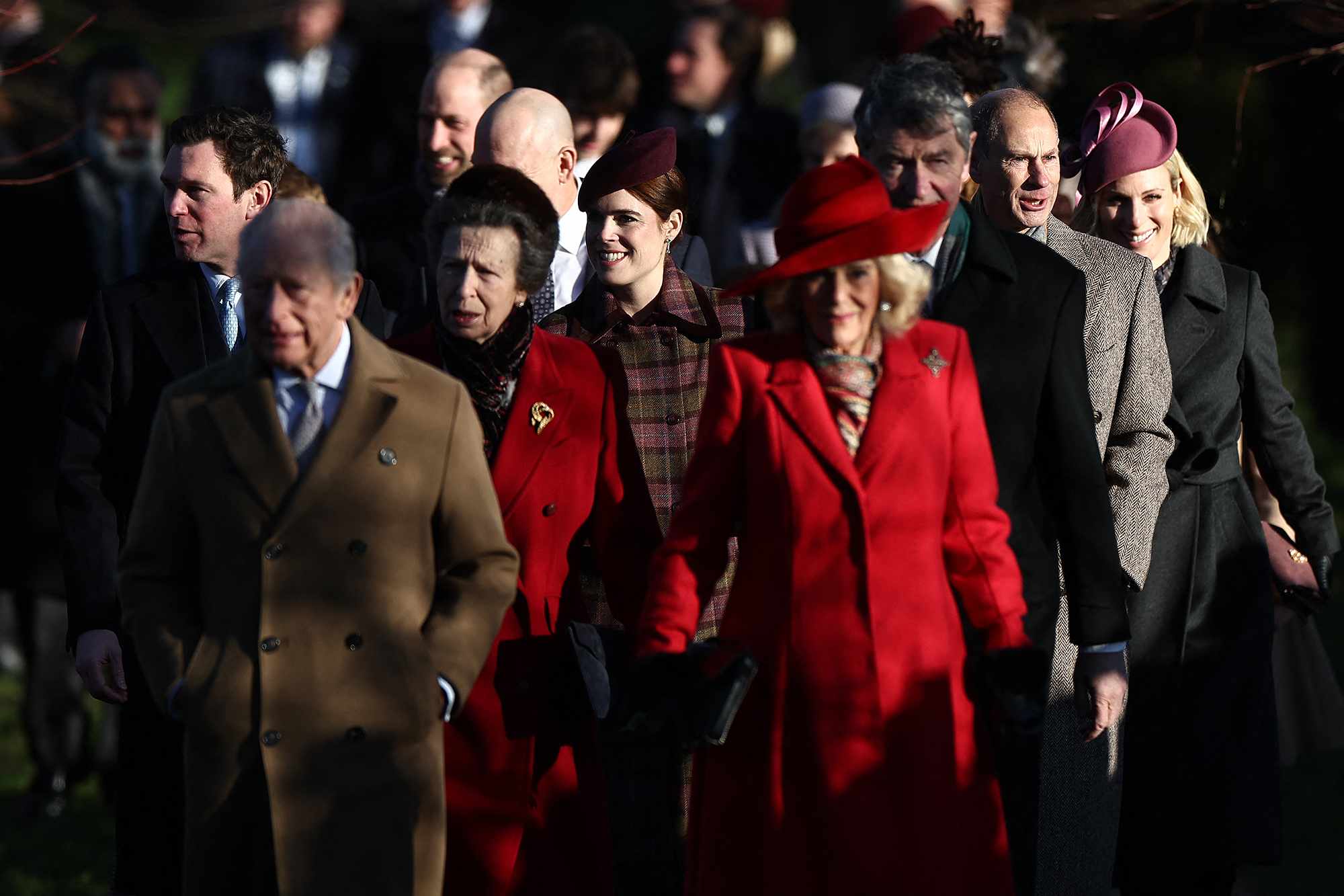 King Charles and Queen Camilla Lead Royal Christmas Walk amid ...