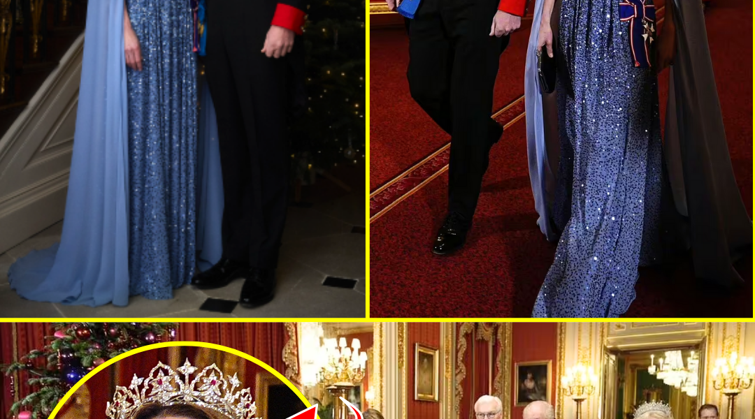 Just HOURS AGO: Camilla “FURI0US” After Seeing Catherine STUNS in  Breathtaking Jenny Packham Sequin Gown and  Queen Victoria’s £6.5M Oriental Circlet Tiara At German State Banquet