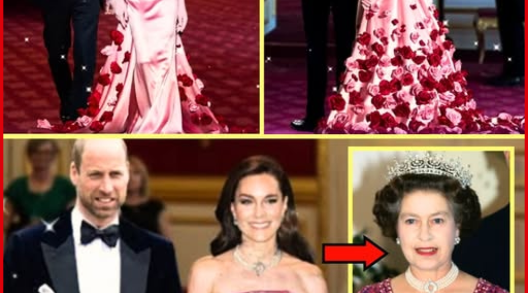 OH MY GODNESS! Princess Catherine BOLD in Glamorous Pink Gown and Queen’s Pearl Necklace at Palace Dinner — William Can’t Look Away OH MY GODNESS! Princess Catherine BOLD in Glamorous Pink Gown and Queen’s Pearl Necklace at Palace Dinner — William Can’t Look Away