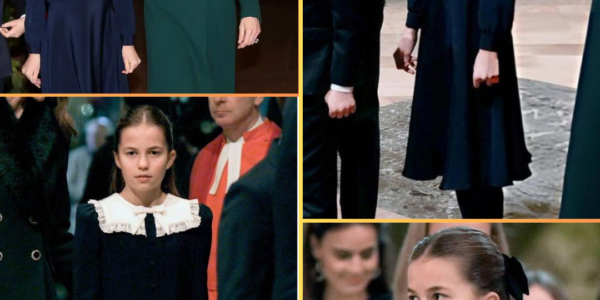 OMG! Princess Charlotte, 10, SHINES in Stunning Navy Ensemble As She Supports Mum Catherine At Her Annual Christmas Carol service at Westminster Abbey