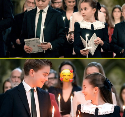 #VIDEO: Prince George and Prince Charlotte Share Sweet Moments As They BEAM At Mum Catherine Christmas Carol Service