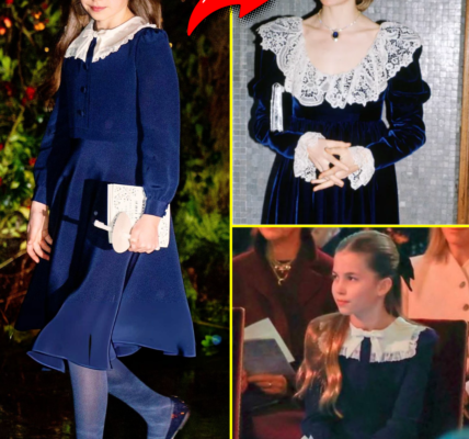 “YOU HAVE TO SEE THIS!”: Princess Charlotte MESMERZIED the World In Stunning Blue Velvet Dress at Westminster Abbey As Her Striking Resemblance to Granny Diana in 1981 Has Fans in SH0CK