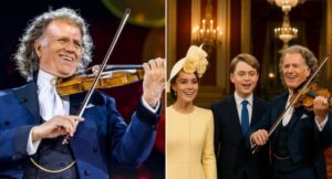 A Moment That Redefined Majesty: Princess Kate, Prince George, and Andre Rieu Share a Stage in a Royal Symphony! Inside the Legendary Royal Albert Hall, a Sophisticated Assembly of Officials, Music Enthusiasts, and Royal Patrons Was Scheduled to Enjoy a Sophisticated Evening of Classical Music. But What Unfolded on This Cool Spring Night in 2025 Transcended Ceremony and Concert. It Became a Night Where History, Harmony, and Heart Converged. And at the Center of It All Were Three Unexpected Figures: The World’s Most Beloved Classical Conductor, a Princess Rediscovering Her Public Voice, and a Young Prince Quietly Stepping Into His Destiny.