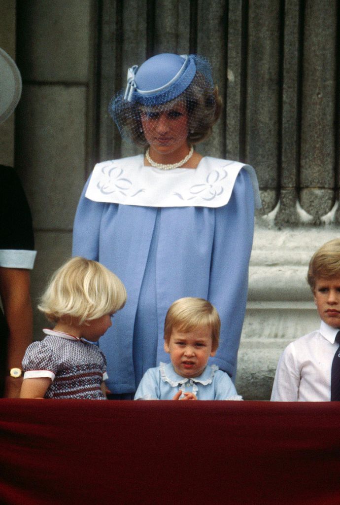 Princess Diana at Trooping of the Colour in 1984