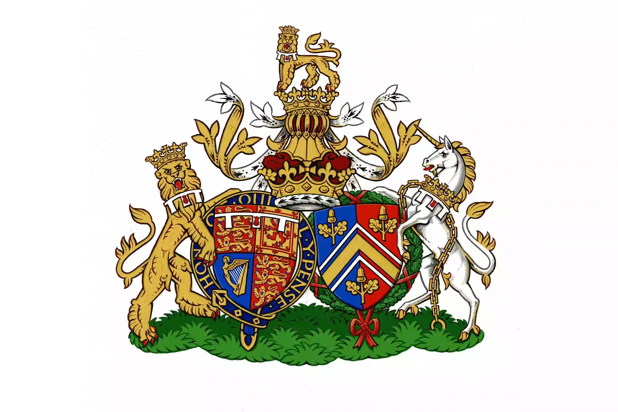 Duke and Duchess of Cambridge's Conjugal Coat of Arms - 27 Sep 2013