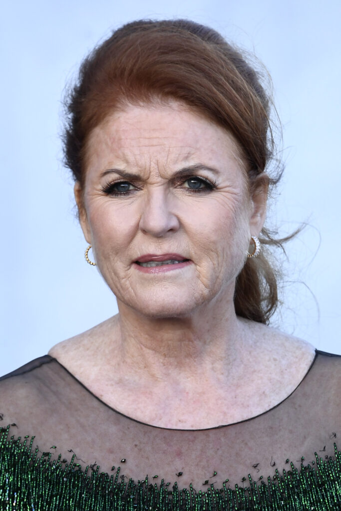 Sarah Ferguson on the red carpet