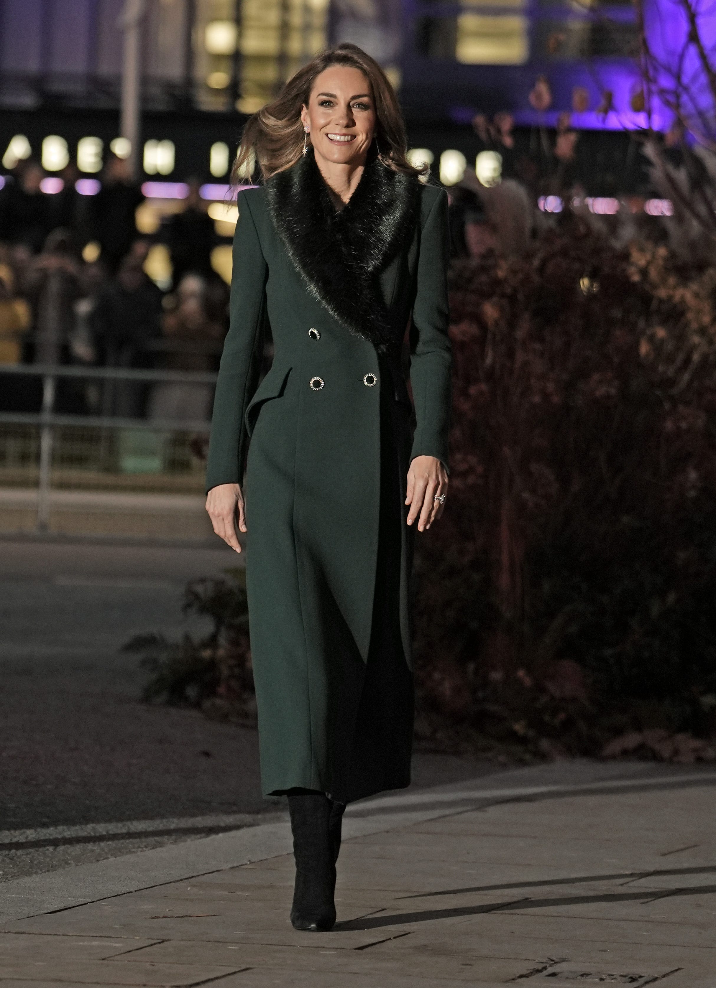 london, england december 5: catherine, princess of wales arrives for the together at christmas carol service at westminster abbey on december 5, 2025 in london, england. led by the princess and supported by the royal foundation, the annual event offered a chance to pause and reflect on the values of love, compassion, and the connections we share. the service also highlighted remarkable individuals from across the uk who have demonstrated extraordinary kindness, empathy, and support within their communities. (photo by jordan pettitt pool/getty images)