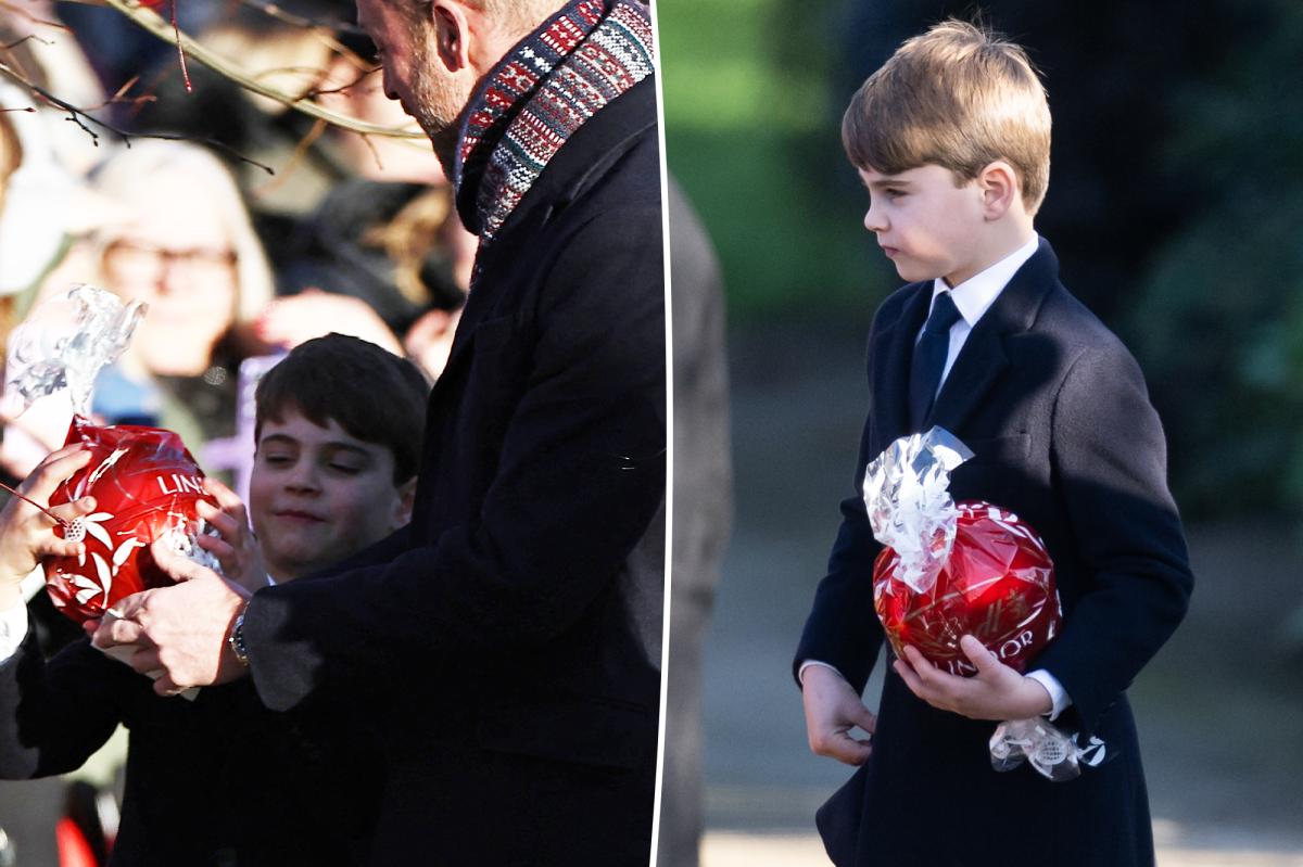 Chocolate-loving Prince Louis steals the show on royal family ...