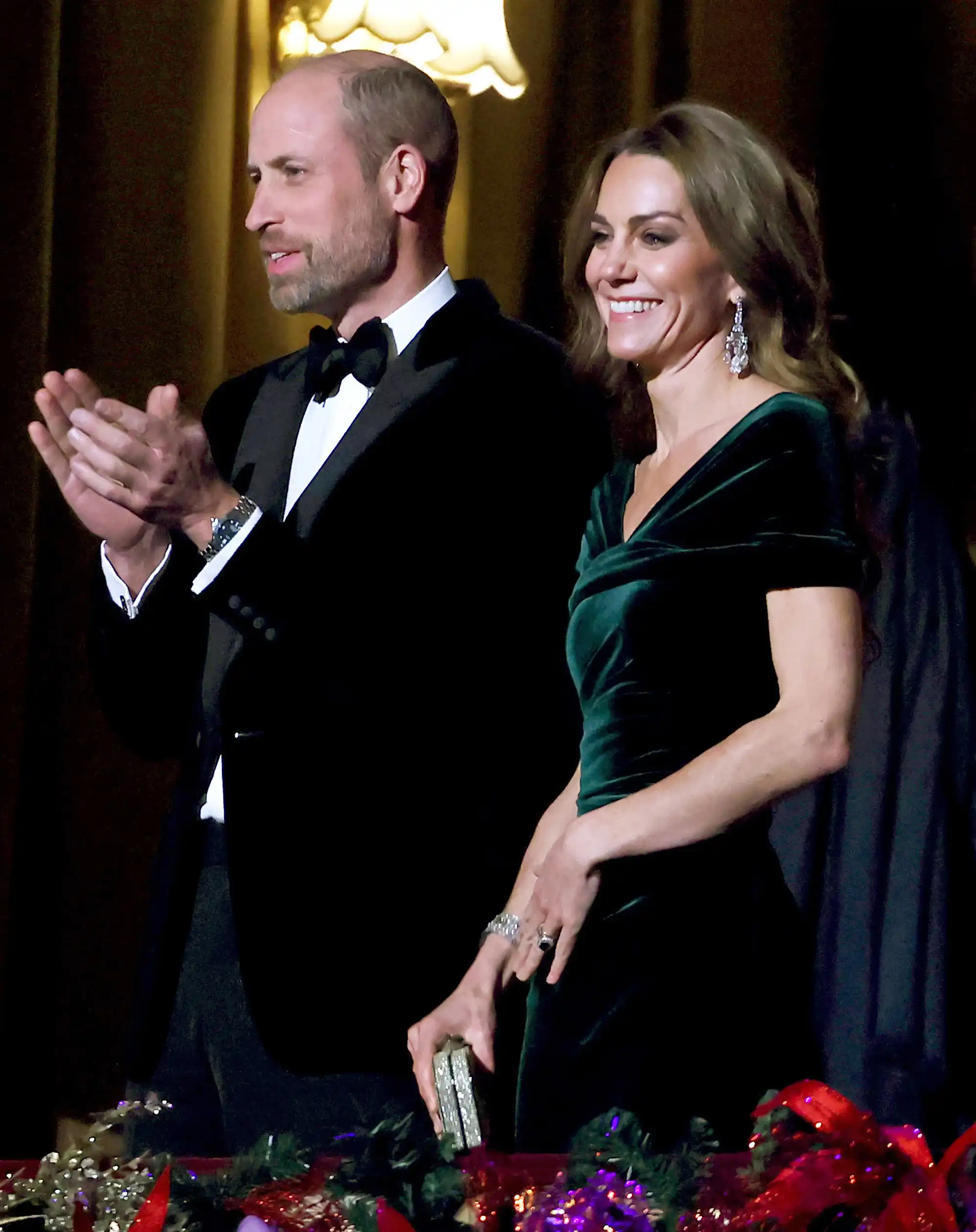 Catherine, Princess of Wales and Prince William, Prince of Wales attend the Royal Variety Performance at the Royal Albert Hall on November 19, 2025 in London, England.