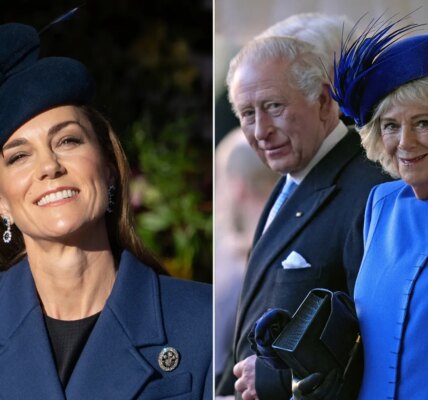 “NOT ONE BUT TWO”: Princess Catherine’s Double Curtsy To King Charles STEALS SPOTLIGHT At German State “NOT ONE BUT TWO”: Princess Catherine’s Double Curtsy To King Charles STEALS SPOTLIGHT At German State