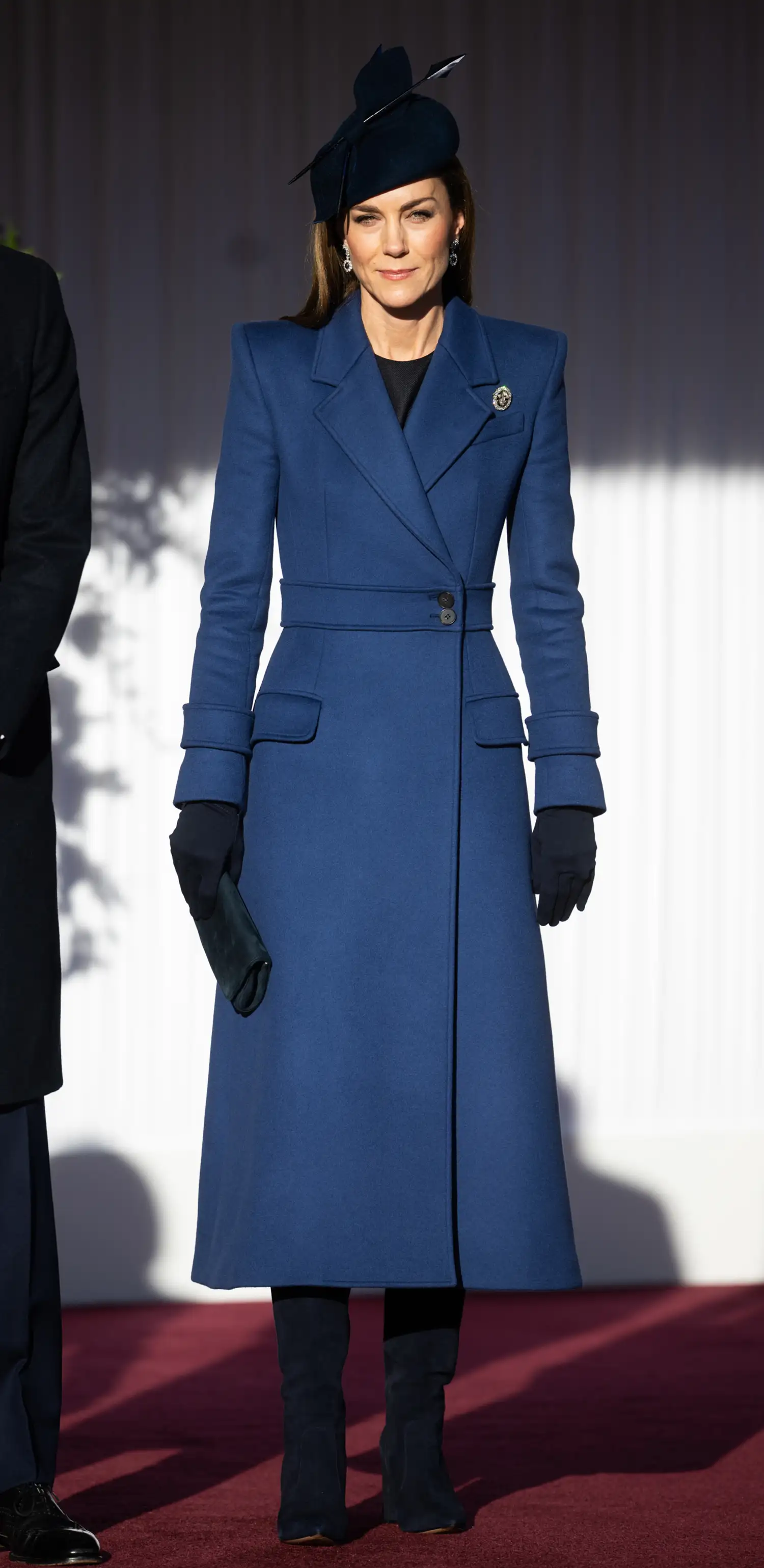 Catherine, Princess of Wales ahead of the ceremonial welcome for the state visit to the UK of the President of the Federal Republic of Germany