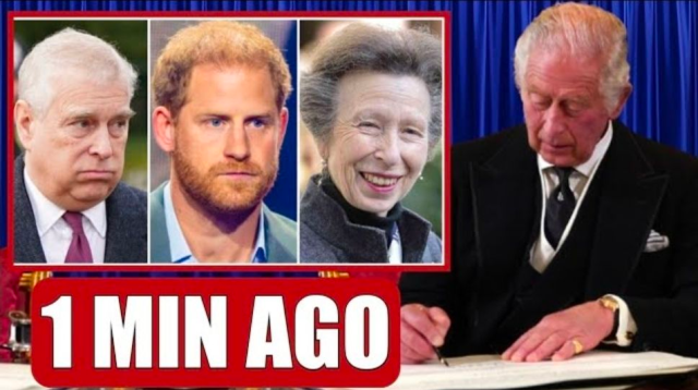 1 Minute Ago: Royal Earthquake Erupts — King Charles Drops the Queen’s Will, Ruthlessly Cutting Out Prince Andrew, Harry, and Meghan in a Move That Changes the Monarchy Forever