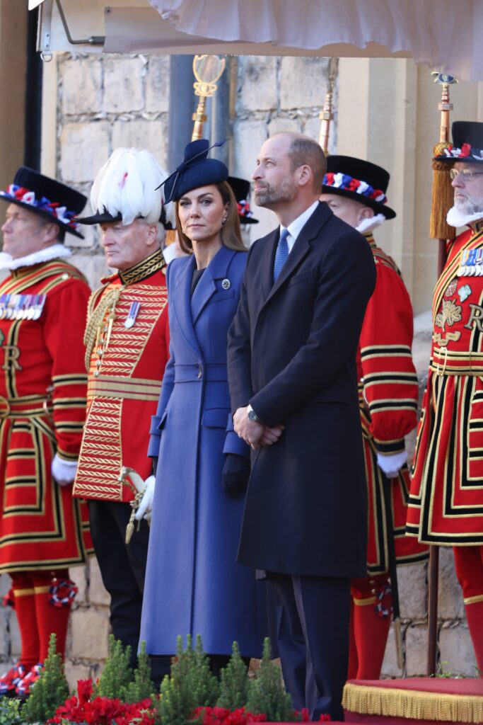 Princess Kate and Prince William at Buckingham Palace