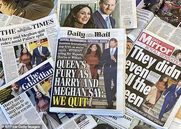 According to Mr Jobson, Harry and Meghan's public announcement on their Instagram that they were leaving the Firm 'had been made without the Queen's approval'