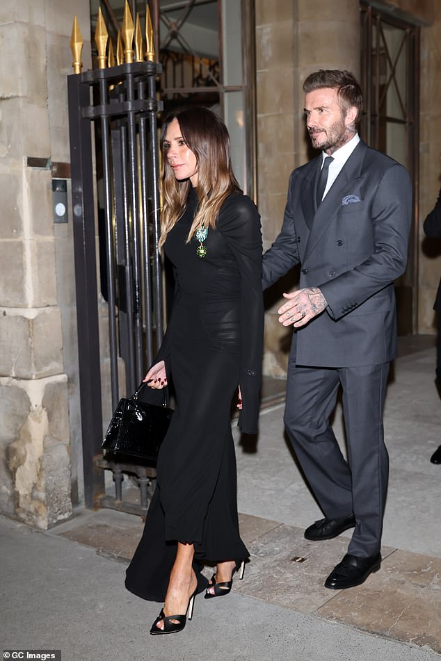 The ceremony marked the Beckham clan's first public appearance since Brooklyn's damning statement - with the family putting on a very united front