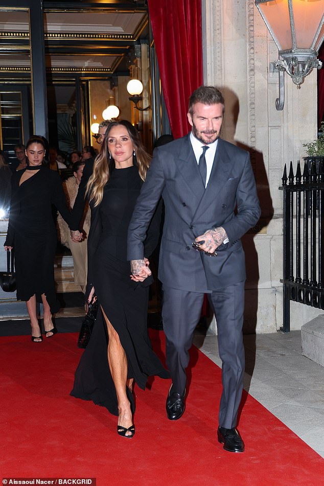 While she then shared special thanks to her business partners and team at her fashion and makeup brand, Victoria Beckham, as well as her kids and beloved husband of 26 years