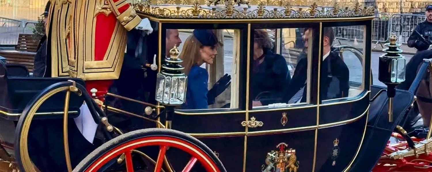 Princess Catherine experienced an unusual incident in the royal carriage on her way to Windsor Castle.
