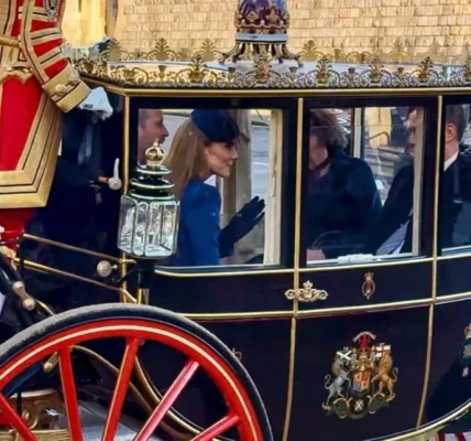 Princess Catherine experienced an unusual incident in the royal carriage on her way to Windsor Castle.
