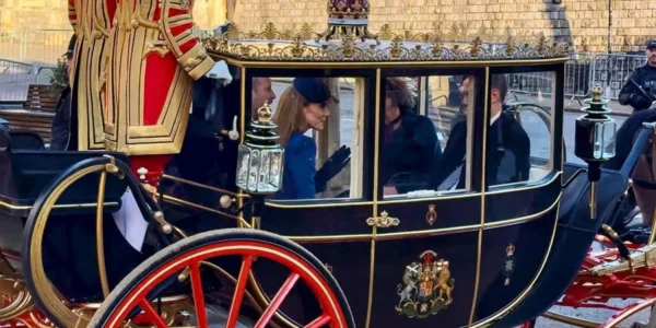 Princess Catherine experienced an unusual incident in the royal carriage on her way to Windsor Castle.