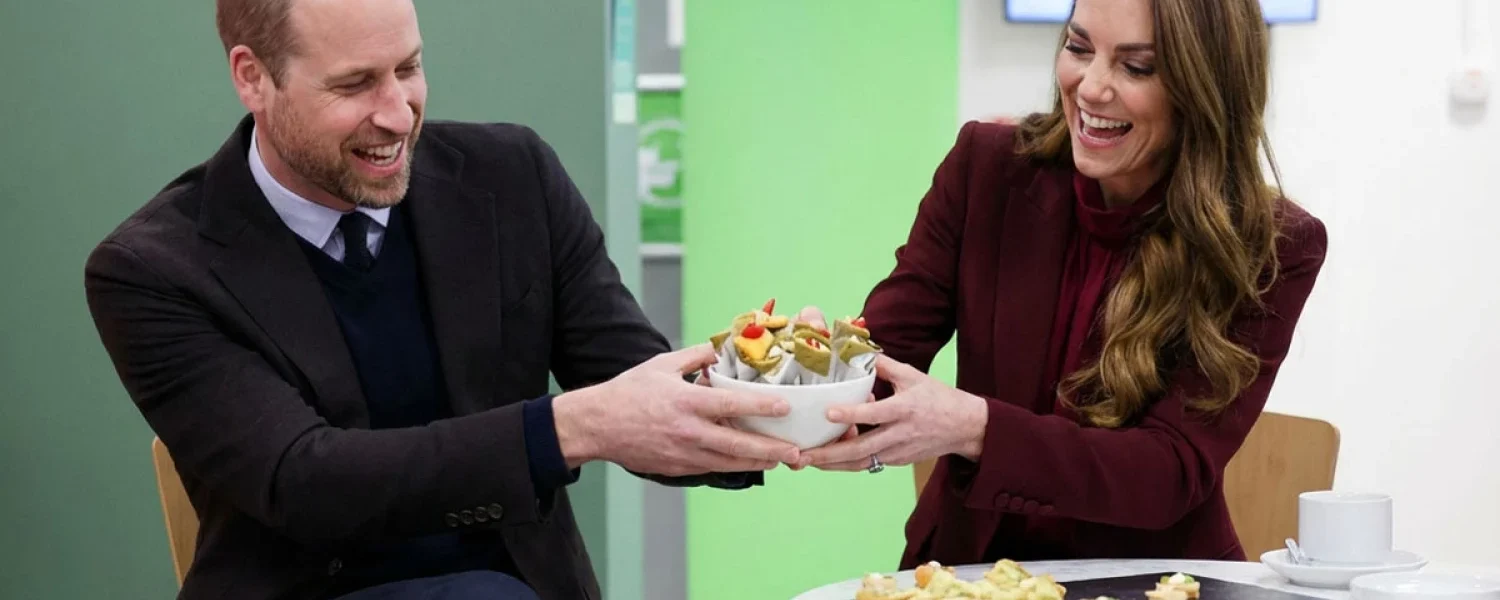 Princess Catherine and William shared a humorous moment as they reminisced about their time at Charing Cross Hospital.