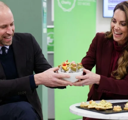 Princess Catherine and William shared a humorous moment as they reminisced about their time at Charing Cross Hospital. Princess Catherine and William shared a humorous moment as they reminisced about their time at Charing Cross Hospital.