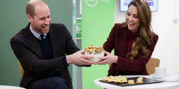 Princess Catherine and William shared a humorous moment as they reminisced about their time at Charing Cross Hospital.
