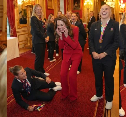 Her Hilarious Reaction During a “Busy Day” at Windsor Castle with the Rugby Team.