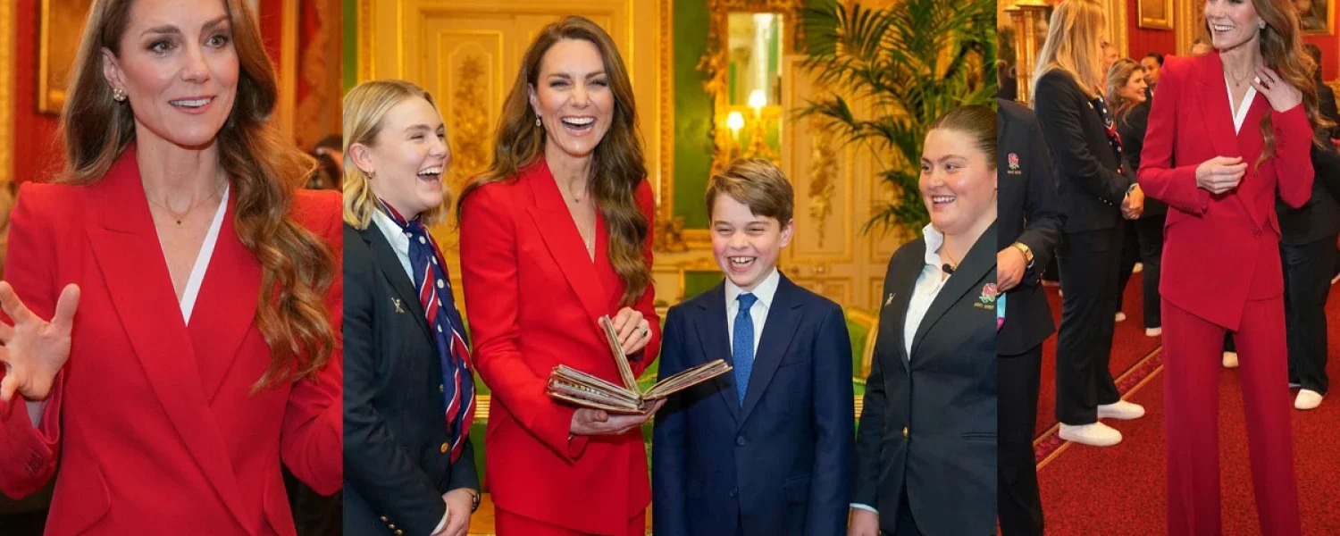 Princess Catherine made the England Women’s Rugby Team burst into laughter with her hilarious confession about Prince George.