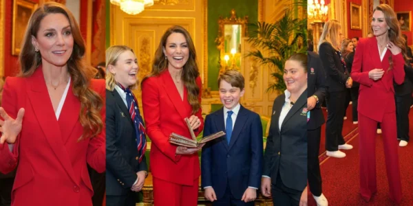 Princess Catherine made the England Women’s Rugby Team burst into laughter with her hilarious confession about Prince George. Princess Catherine made the England Women’s Rugby Team burst into laughter with her hilarious confession about Prince George.