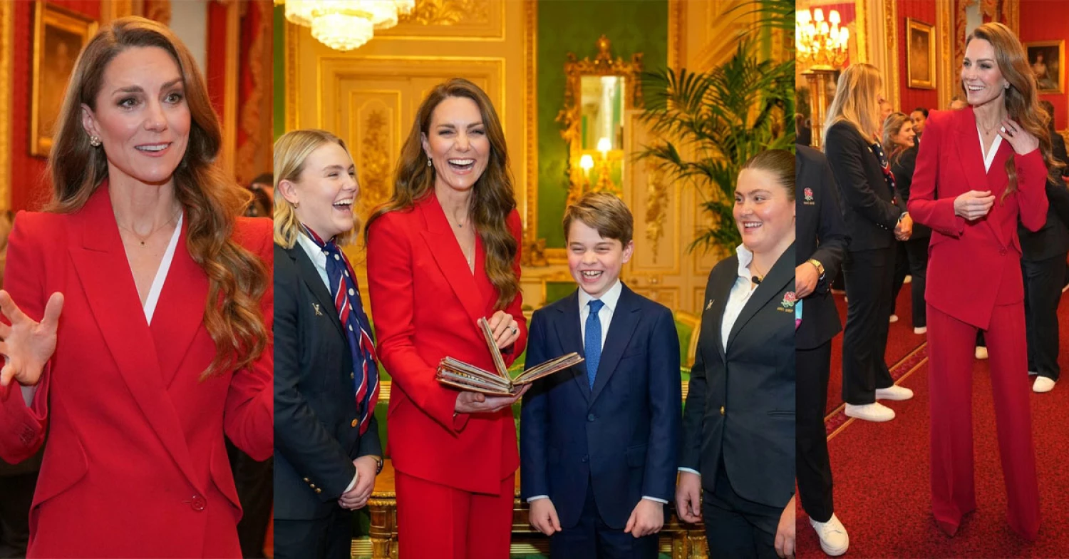 Princess Catherine made the England Women’s Rugby Team burst into laughter with her hilarious confession about Prince George.