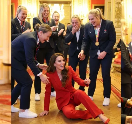 Princess Catherine’s most playful moments at the reception for the England “Red Roses” rugby team