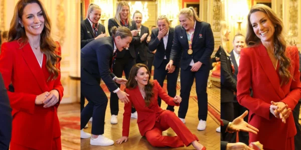 Princess Catherine’s most playful moments at the reception for the England “Red Roses” rugby team