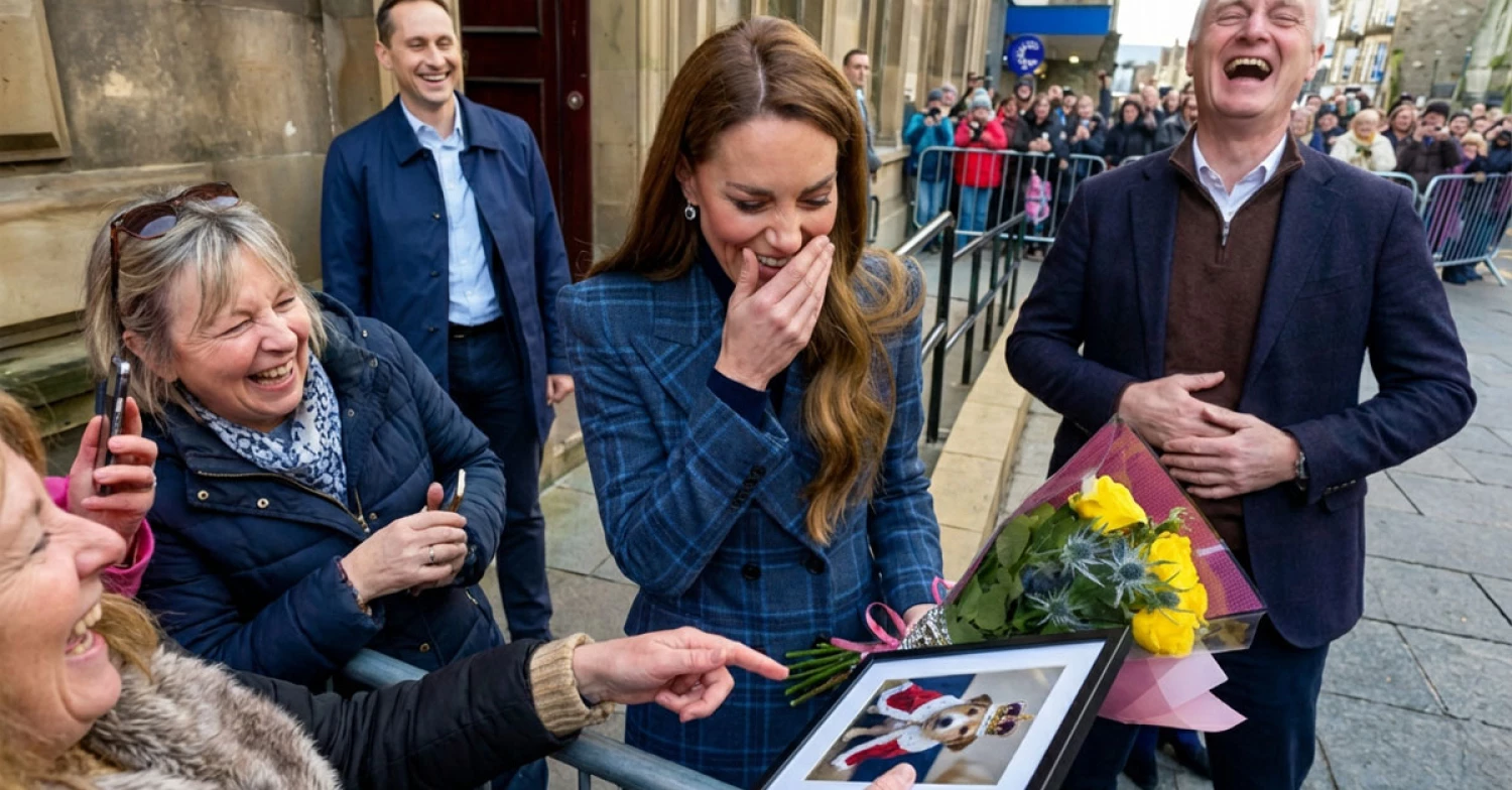 Princess Catherine’s run for roses has fans laughing hysterically.