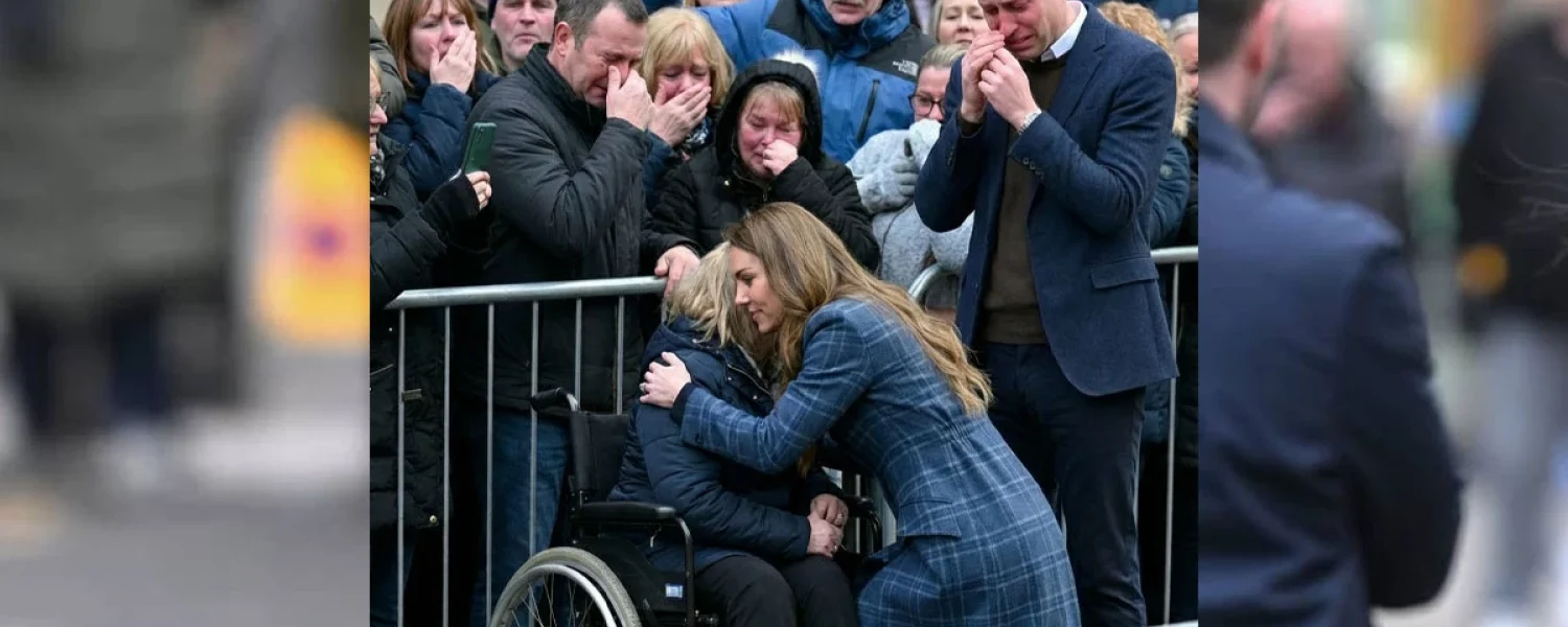 Princess Catherine disregarded protocol and rushed to embrace a disabled person, causing Prince William and fans to cry.