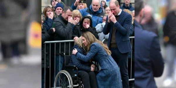 Princess Catherine disregarded protocol and rushed to embrace a disabled person, causing Prince William and fans to cry.