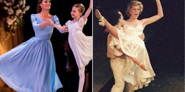 On New Year’s Eve, beneath the chandeliers of the Royal Opera House, something quietly extraordinary happened. Princess Catherine took her daughter Princess Charlotte by the hand — and together, they danced. “A DANCE THAT STOPPED THE ROOM — AND BROUGHT DIANA BACK INTO THE LIGHT.”A Beautiful Tribute: Princess Catherine and Princess Charlotte’s Dance for Diana