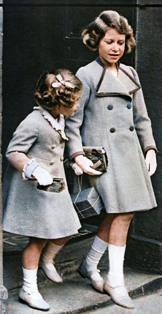 The late Queen Elizabeth and her sister, Princess Margaret, in 1936