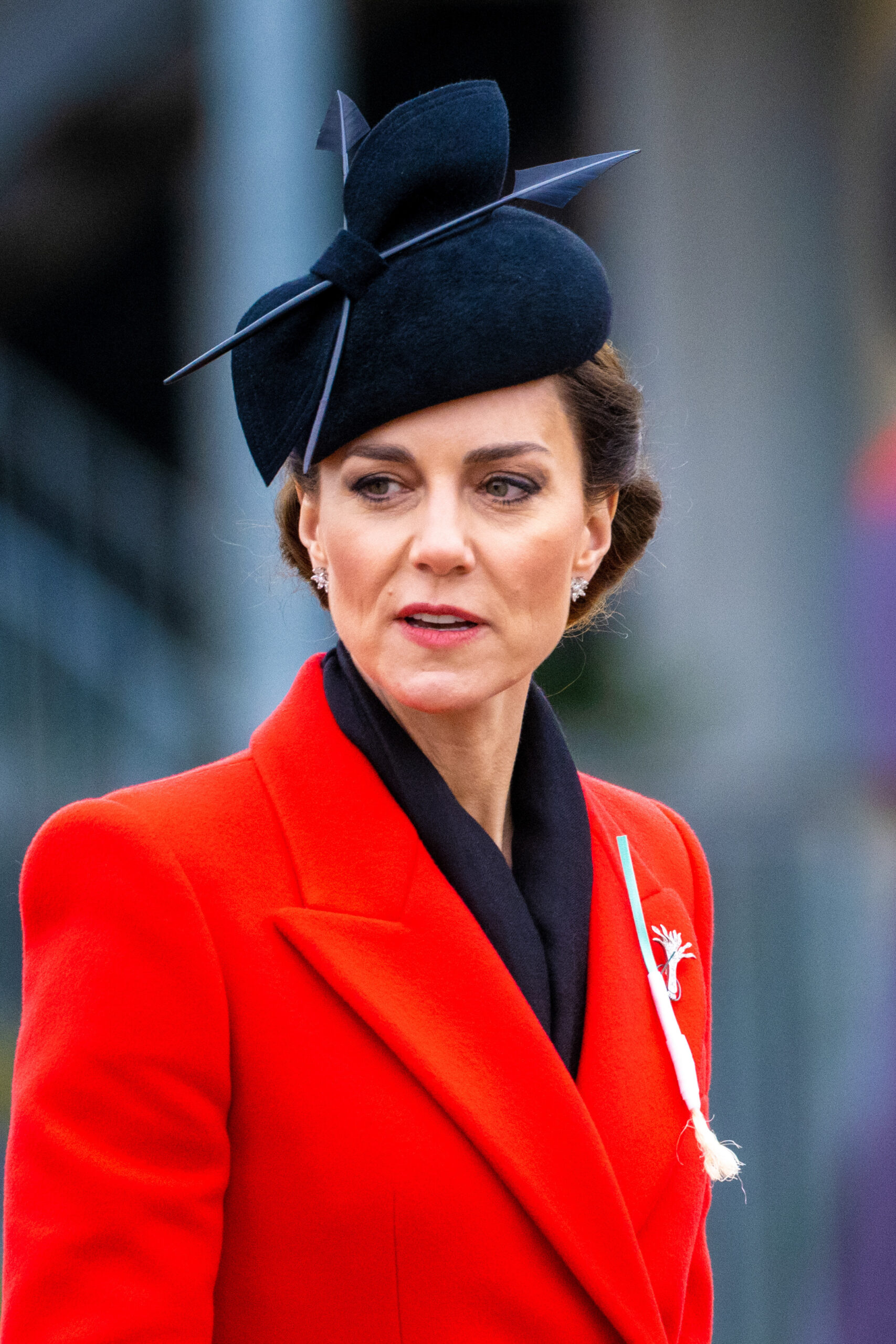 Kate Middleton in red coat