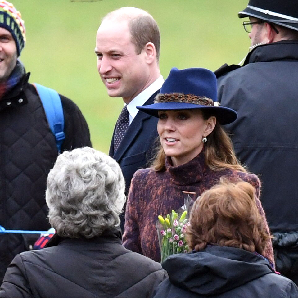 Prince William, Duchess Kate Attend Sunday Service in ...