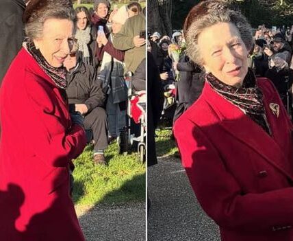 A SINGLE BOUQUET — AND PRINCESS ANNE STOLE THE MOMENT AT SANDRINGHAM. It lasted only seconds, but royal fans can’t stop talking about it. As Princess Anne stepped forward to accept a bouquet on Christmas Day, her dry wit and unexpected response revealed more than any grand gesture ever could. No rehearsed smiles. No royal airs. Just a quietly telling exchange that’s now gone viral — and has many asking if this is why she’s still the most respected royal of them all.