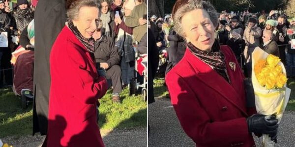 A SINGLE BOUQUET — AND PRINCESS ANNE STOLE THE MOMENT AT SANDRINGHAM. It lasted only seconds, but royal fans can’t stop talking about it. As Princess Anne stepped forward to accept a bouquet on Christmas Day, her dry wit and unexpected response revealed more than any grand gesture ever could. No rehearsed smiles. No royal airs. Just a quietly telling exchange that’s now gone viral — and has many asking if this is why she’s still the most respected royal of them all.