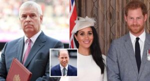 SHOULD PRINCE HARRY AND MEGHAN MARKLE BE STRIPPED OF THEIR ROYAL TITLES LIKE ANDREW? A fierce wave of controversy has once again erupted within the British Royal Family — this time, the spotlight is on Prince Harry and Meghan Markle. Many British citizens believe the couple are no longer worthy of retaining their royal titles, especially following a series of scandals and their decision to step away from royal duties. Calls to “strip their titles” are spreading rapidly, deeply dividing public opinion. Amid escalating tensions, an insider source has suddenly revealed..