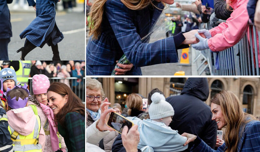 In a Split Second Kate Ditches Royal Protocol
