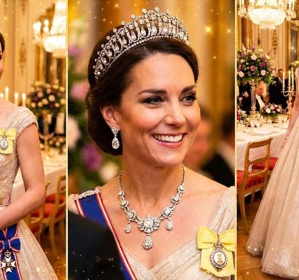 Princess Catherine STEALS the Spotlight in a Dazzling Gown & Princess Diana’s ICONIC Lover’s Knot Tiara