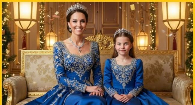 “Mum… look — we match.” At King Charles’s coronation, Catherine and Princess Charlotte didn’t need a single dramatic move to steal the spotlight — their perfectly coordinated look did it for them. From the sparkling headpieces with a modern, wreath-like feel to the soft ivory-and-silver tones, every detail read like a quiet message about family, legacy, and a monarchy subtly shifting into a new era.