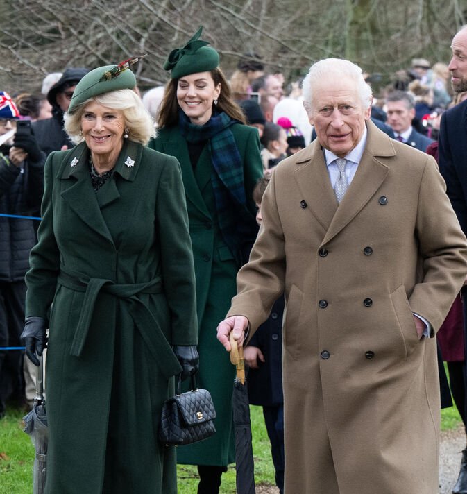 The British Royal Family Attend The Christmas Morning Service