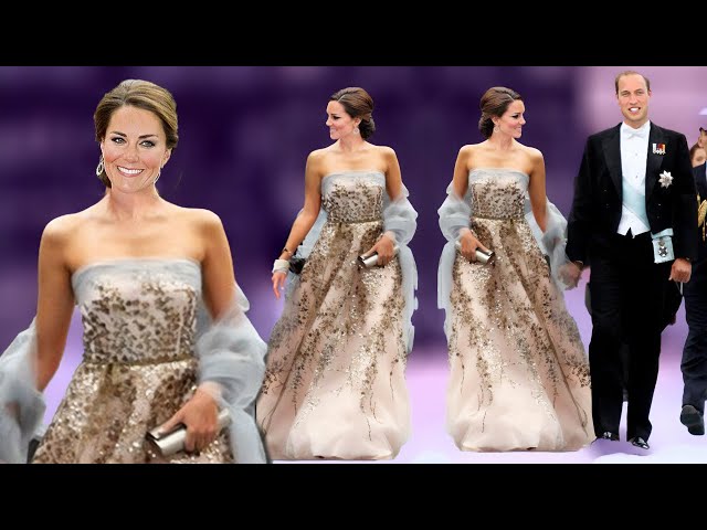 Catherine 'Dazzles' In Pink Prom Gown, MELT William's Heart ...