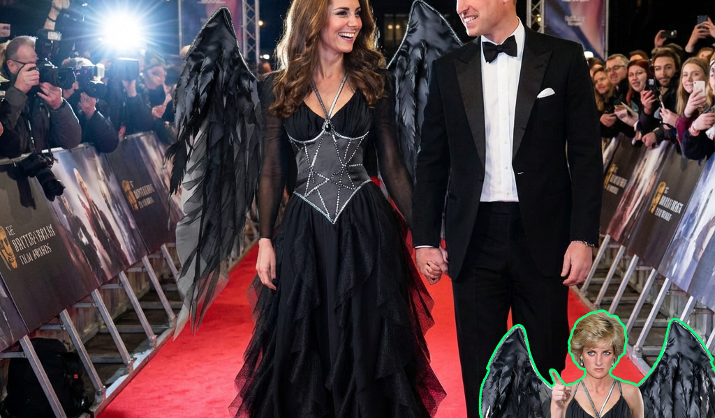 “SHE DID IT AGAIN!” — PRINCESS CATHERINE SETS THE INTERNET ON FIRE IN A MYSTERIOUS BLACK GOWN THAT HAS EVERYONE LOSING THEIR MINDS! 🔥👑 –